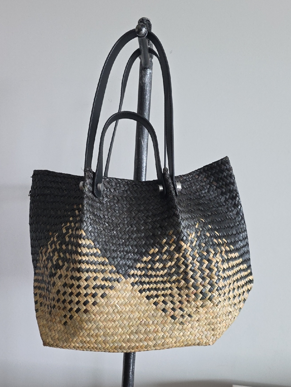 All Saints Arlington Straw Tote - Picture 8 of 13